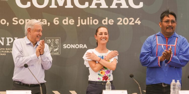 VAMOS A CONTINUAR CON EL PLAN DE JUSTICIA PARA EL PUEBLO SERI: CLAUDIA SHEINBAUM VA POR CONSTRUCCIÓN DE MÁS CAMINOS RURALES EN 2025