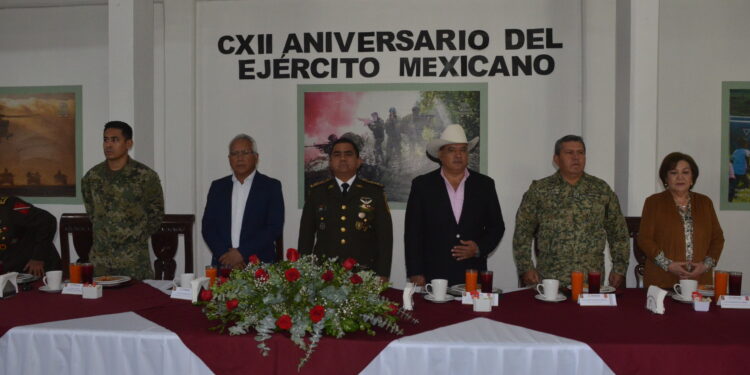 Conmemoran 112 Aniversario de la conformación del Ejército Mexicano