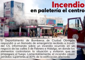 Rápida respuesta de los Bomberos