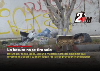 La basura no se tira sola.