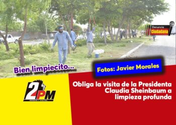 Activan cuadrilla de limpieza en la 400