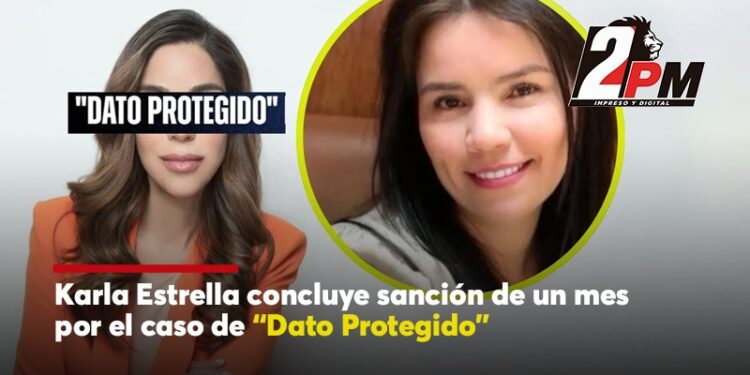 Concluye Sanción de Dato Protegido